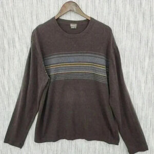 Rayal Robbins Men's Sweater Rabbit Hair Blend Crewneck Size XL